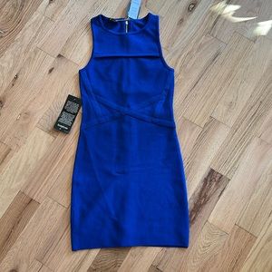 Bebe M Peekaboo bandage dress